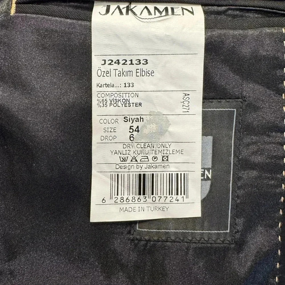 FREE ✅💎Men’s Vintage Black Tuxedo  Jacket - Picture 11 of 15